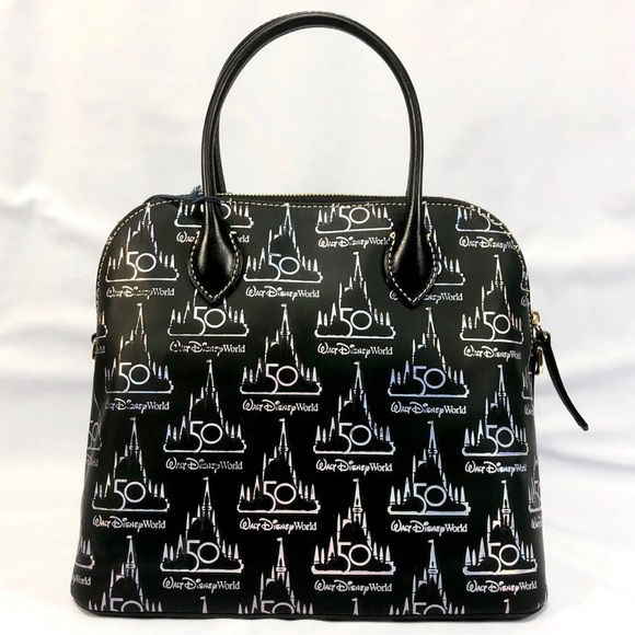 Dooney & Bourke Disney World 50th Anniversary Castle Dome Satchel Purse Bag - Picture 3 of 6